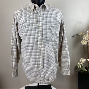 EDDIE BAUER Long Sleeve Shirt Blue Button Down